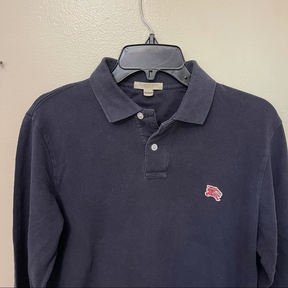 Burberry long sleeve polo - Picture 2 of 4